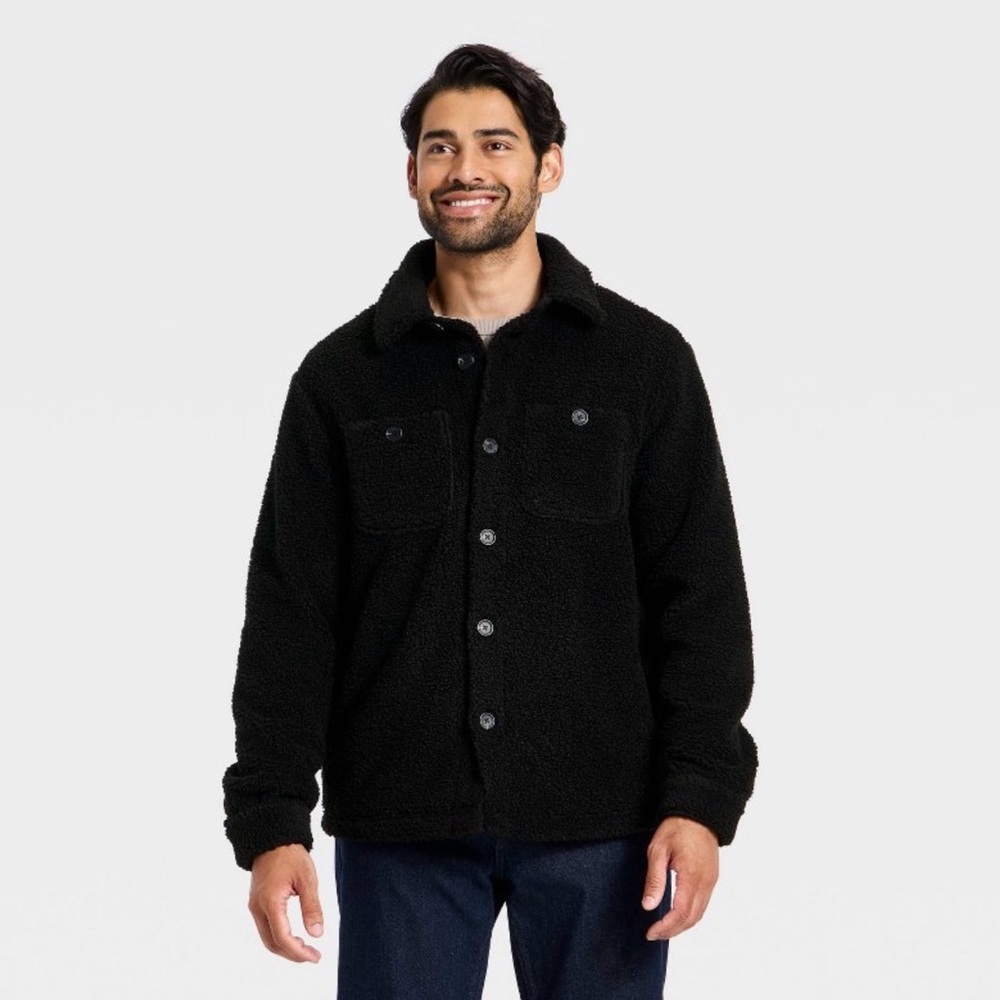 Men's Goodfellow Black Jean Jacket Button-up 3xl